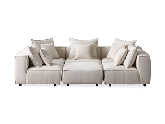 Coburn 6-Piece Pit Sectional by Arhaus (in Cushing Frost)