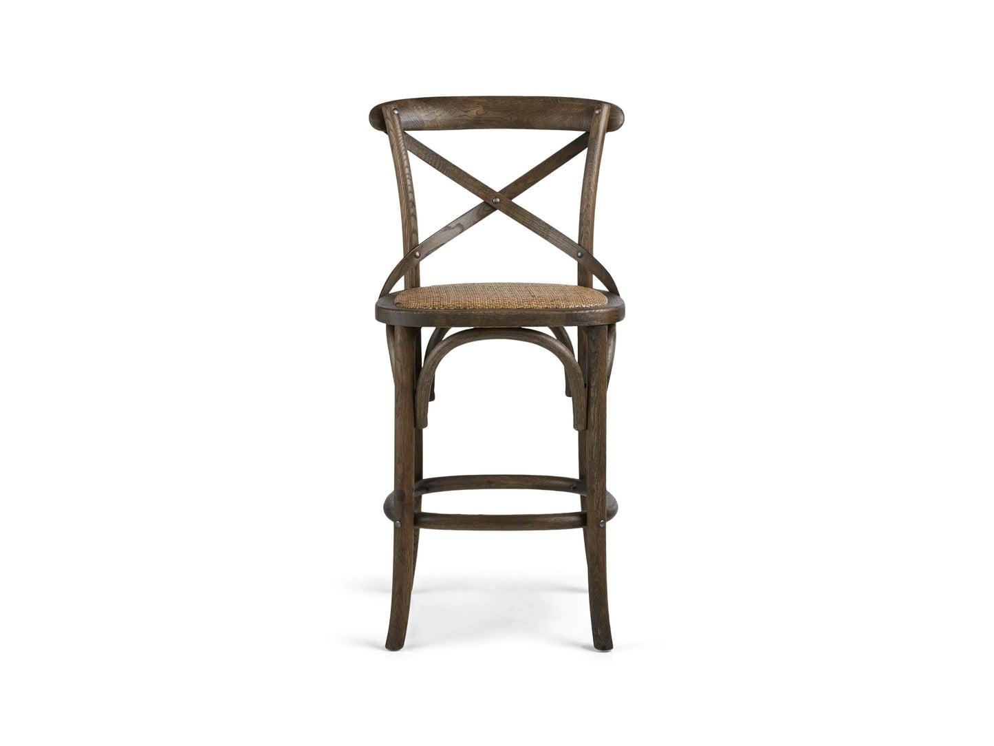 Cadence Counter Stool with Rattan Seat by Arhaus