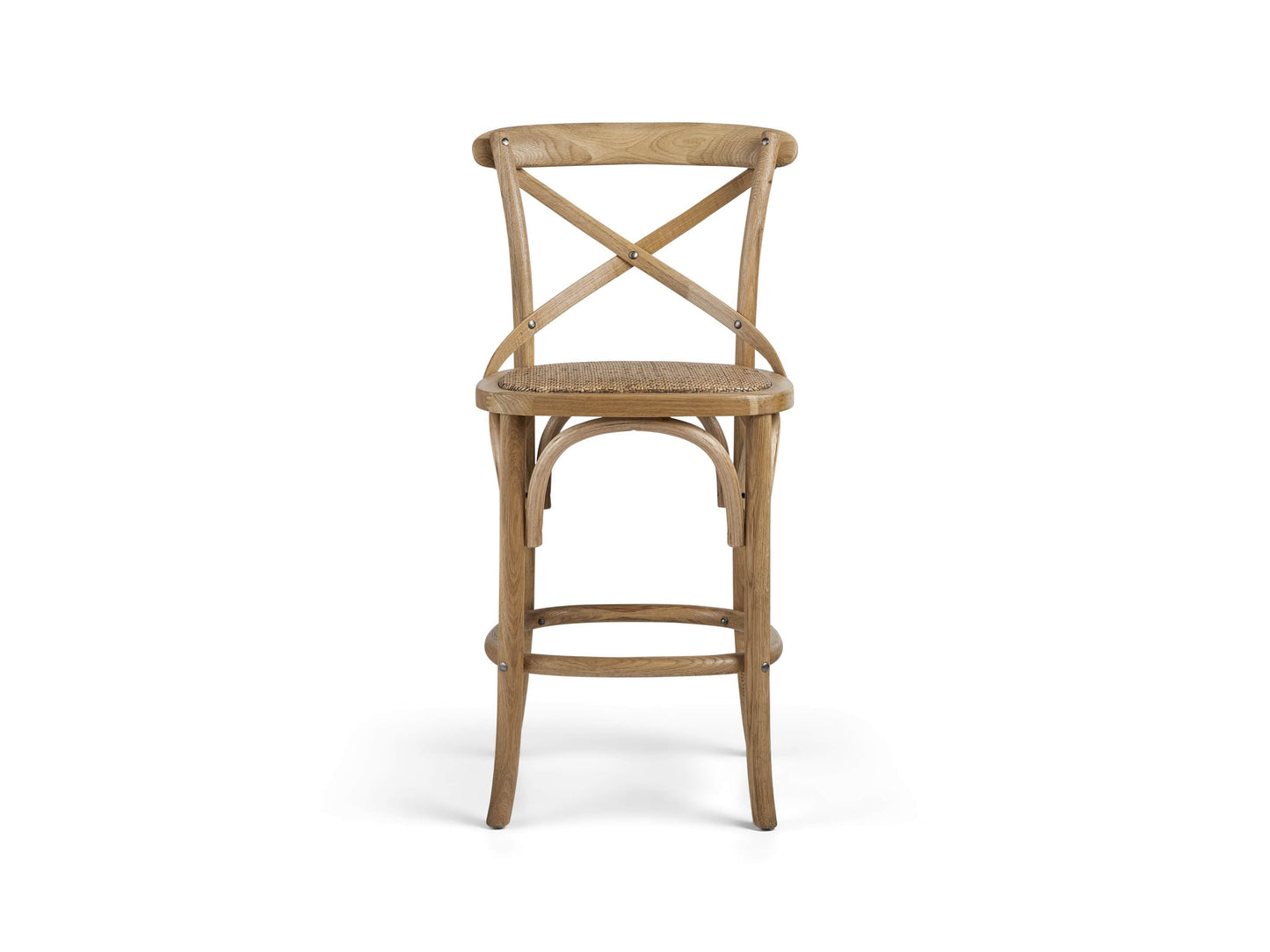 Cadence Counter Stool with Rattan Seat by Arhaus