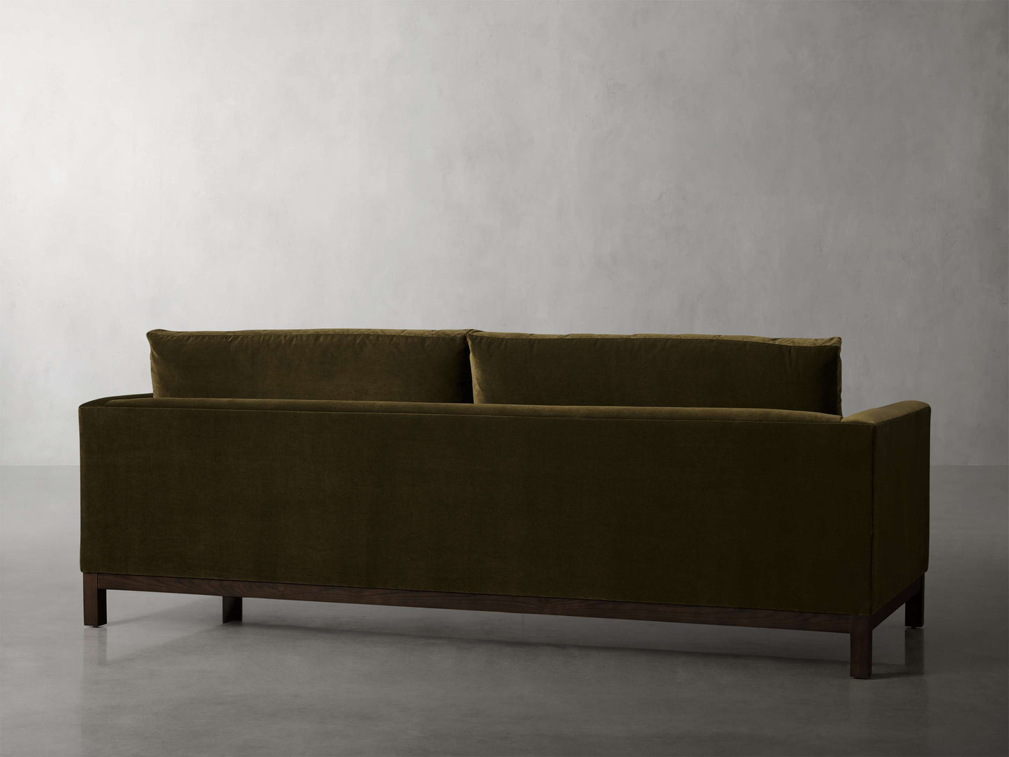 Everett Bench-Seat Sofa by Arhaus (in Vanni Olive)
