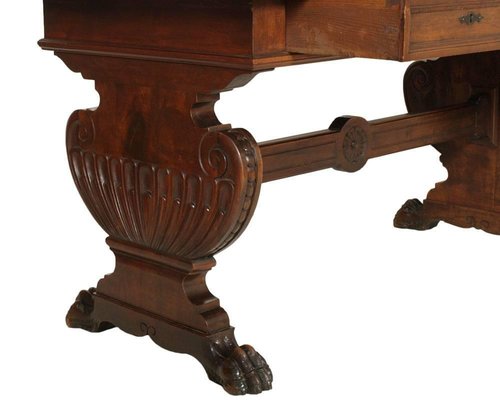 Antique Desk & Chair Set from Dini & Puccini Furniture Factory