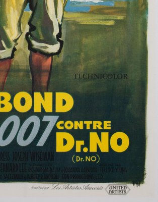 Original French Dr. No (James Bond) Poster, 1963
