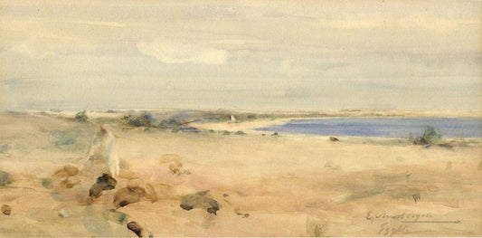 Erskine Edward Nicol Junior, Egypt Sands, 1905, Original Watercolour Painting