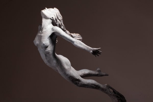 "Leap Within Faith" Original, Signed, Bronze Sculpture by Ian Edwards, 2017