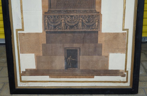 Tall Prints on Canvas, Roman Column Pillars, Set of 2